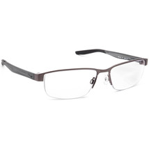 Nike Men&#39;s Eyeglasses 8138 071 Matte Gunmetal/Gray Half Rim Frame 56[]16 140 - £118.14 GBP