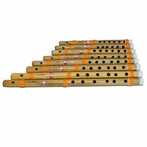 Bamboo Musical  Flute  Bansuri Assorted/Mix Scale, Set Of 8 Pcs - $30.92