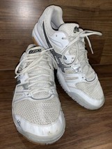 Asics Gel Rocket Women’s Gray/White Athletic Shoes Size 9-1/2 B455N - £10.35 GBP