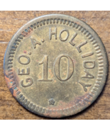 Elksville, Illinois IL Geo. A. Holliday General Store Ingle System Trade... - $14.00