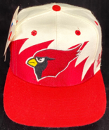 Vtg 90s Logo Athletic Pro Line NFL Arizona Cardinals Sharktooth Snapback... - $250.00