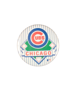 Vintage Chicago Cubs Pin Back Button WinCraft 3.5 Inches - $8.59