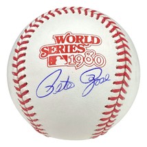 Pete Rose Signed Phildelphia Phillies Official 1980 World Series Baseball JSA - £137.86 GBP