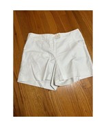 Loft  White Shorts High Waist Dressy Casual   Summer Ladies Size 8 4&quot; in... - $19.18 CAD