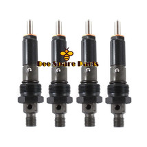 4pcs Fuel Injector for Case-IH Skid Steer 1840 1845C Backhoe 580 Super K 680L - £133.35 GBP