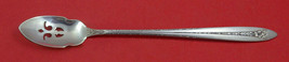 Margaret Rose By National Sterling Silver Olive Spoon Pierced Long 6 7/8" Custom - $68.31
