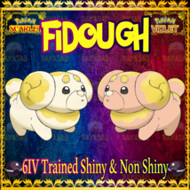 Pokemon Scarlet &amp; Violet ⚡Fidough⚡ 6IV Trained Shiny &amp; Non Shiny Best Stats Home - £1.59 GBP+