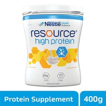 Nestle Resource High Protein 400g Tin Vanilla Flavor goodness of whey pr... - $41.87
