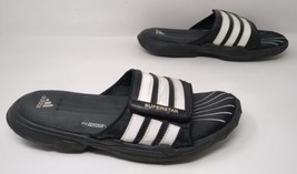 0Vintage Y2K Adidas Slippers SS 2G Superstar Fit Foam Slides Men&#39;s Size ... - £31.15 GBP
