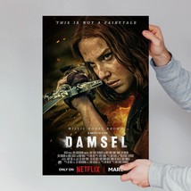 DAMSEL movie poster - Millie Bobby Brown - 2024 Netflix Film Wall Art Home Decor - £8.59 GBP+
