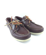 Sperry Top-Sider 6 M Brown Leather Boat Deck Shoes Non-Marking 952924 - £25.42 GBP