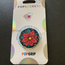 Popsockets Popgrip—Poinsettia —Cell Phone Holder NEW - £7.98 GBP