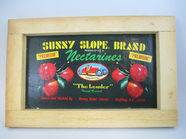 25 Sunny Slope Nectarines Unassembled Crate End Original NOS Wood Race Car - £7.69 GBP