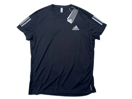 Adidas Mens L Aeroready Black Own the Run Lightweight Reflective Running... - $337.87 MXN
