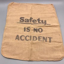 Vintage Sicurezza È Zero Incidenti Lavoro Asciugamano Dal Edgar Thomson Uss - £38.91 GBP