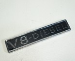 2015-2019 Bentley Bentayga DIESEL V8 Badge logo sign trim OEM - $42.00