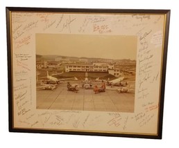 US Navy Plane Naval Air Station Whidbey Island Military Vintage 1970s Photograph - £119.88 GBP