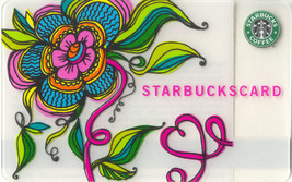 Starbucks 2007 Valentines Flower Collectible Gift Card New No Value - £2.36 GBP