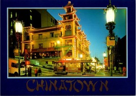 California San Francisco Cable Car Trolley Chinatown Grant 1988 Vintage Postcard - £5.99 GBP