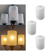 6 Pack Frosted Seeded Glass Shade Bubble Cylinder for Light Fixture Pend... - $54.44