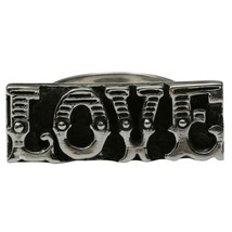 LOVE Bar Trendy Hand Cast Fine Sterling Silver Ring Femme Metale 925 Sz 6-10 NWT - £133.72 GBP