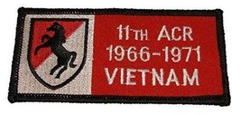 11TH ACR VIETNAM PATCH - $5.00