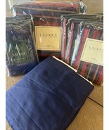 New Ralph Lauren Studio Stripe Red King Duvet Set, King &amp; Std Shams &amp; Be... - $547.82 CAD