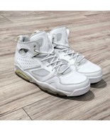 Jordan Flight Club 91 Mens Size 8.5 White Leather Basketball Shoes High Top - $44.54