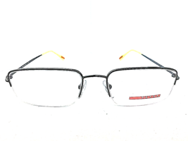 New PRADA VPS 51F VPS51F 5AV-1O1 Silver Semi-Rimless 55mm Eyeglasses Frame Italy - £85.99 GBP