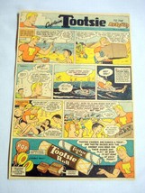 1940&#39;s Tootsie Roll Color Cartoon Ad Captain Tootsie To the Rescue - £6.36 GBP