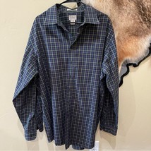 L.L. Bean Green Plaid Wrinkle Resistant Collared Button Down Shirt - $26.89