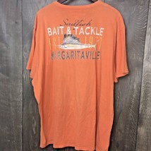 Margaritaville Mens Size XXXL Bait &amp; Tackle T-Shirt Orange - $29.00