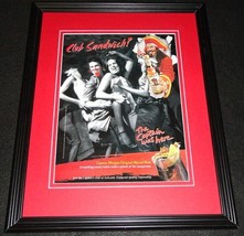 2001 Captain Morgan Rum Club Sandwich 11x14 Framed ORIGINAL Advertisement - £27.09 GBP