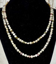 VTG Multi-Color Freshwater Baroque Cultured Pearl Necklace / Strand  18” Long - £19.68 GBP