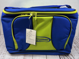 Camping Insulated Bag Picnic Soft Cooler Bag Blue Green FUNDANGO - £14.70 GBP
