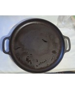 Pre-Seasoned 14 In. Cast Iron Pizza Pan - New Never Used - $36.13