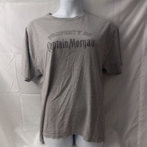 VTG Early Y2K PROPERTY OF CAPTAIN MORGAN T SHIRT Spiced Rum Pirate Bar X... - $14.84