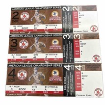 2003 ALCS Red Sox Yankees Games 4 5 Fenway Full Tickets &amp; Phantom Game 7 - £26.28 GBP