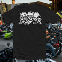 Hear See Speak No Evil Cotton T-SHIRT Sturgis Dayton Bike Week Hd Club Biker - £14.22 GBP+