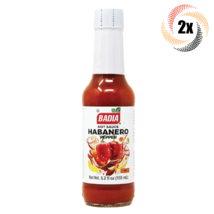 2x Bottles Badia Habanero Pepper Hot Sauce | 5.2oz | MSG Free | Fast Shipping - £12.86 GBP