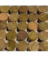 250 Brass Chuck E. Cheese Tokens, Tumble Cleaned - £41.10 GBP