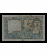 1941 France 20 Francs Note // Science et Travail // Banque de France (P#... - $1,007.84 MXN