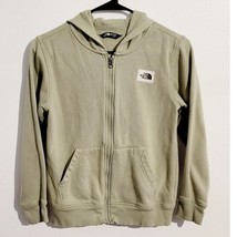 The North Face Heritage Label Full Zip Green Hoodie Sweater Youth 10/12 - £15.73 GBP