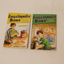 Encyclopedia Brown Solves Them All , Boy Detective Paperback Lot of 2 - $93.66 MXN