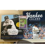 2  MICKEY MANTLE BOOKS WITH FACIMILE MEMORBILLIA - £59.33 GBP