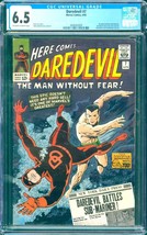Daredevil #7 (1965) CGC 6.5 - O/w to white pages; 1st classic red costum... - £1,018.60 GBP