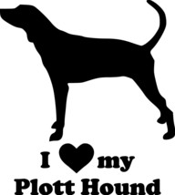 I Love My Plott Hound Vinyl Sticker - Dog Puppy Coonhound - Die Cut Decal - £3.98 GBP+