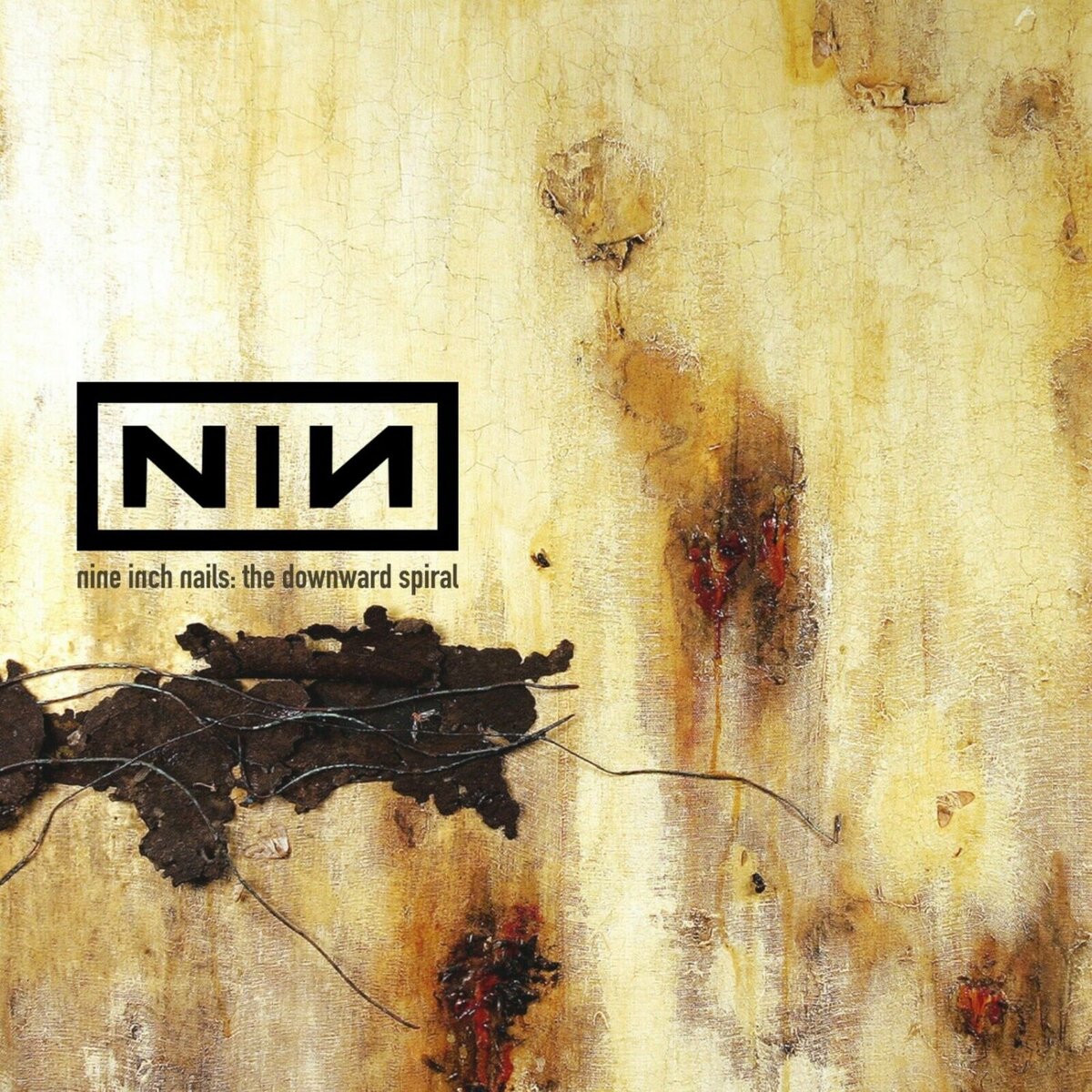 NINE INCH NAILS The Downward Spiral BANNER 3x3 Ft Fabric Poster Flag alb... - $22.00
