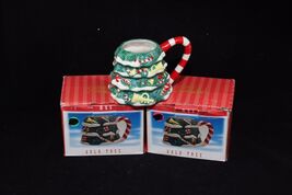 Christmas Tree MugsHome for the Holidays Xmas Lot of 2 - $9.79
