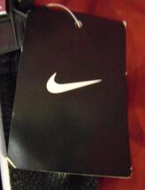 NEW BOYS GIRL'S KIDS AUTHENTIC NIKE ATHLETIC PANTS 20 X 18 BLACK WHITE S... - $26.09